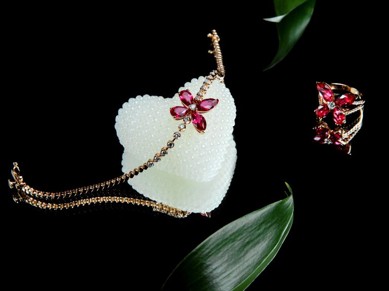 Red Butterfly Necklace